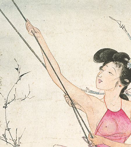 涧西-胡也佛的仕女画和最知名的金瓶梅秘戏图